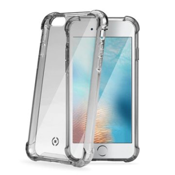 Celly ARMOR801BK custodia per cellulare 14 cm (5.5") Cover Nero, Trasparente