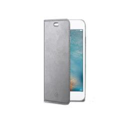 Celly AIR801SV custodia per cellulare 14 cm (5.5") Custodia a libro Argento
