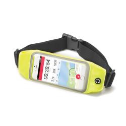 Celly Runbelt custodia per cellulare 14 cm (5.5") Custodia a cintura Giallo