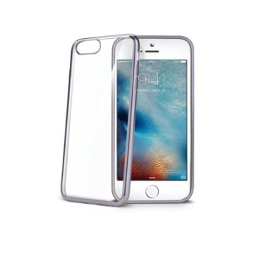 Celly LASER800DS custodia per cellulare 11,9 cm (4.7") Cover Argento, Trasparente