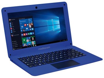 Mediacom SmartBook 11 Intel Atom® Z3735F Computer portatile 26,9 cm (10.6") HD 2 GB DDR3L-RS-SDRAM 32 GB Flash Wi-Fi 4 (802.11n) Windows 10 Home Blu