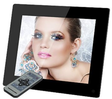 Mediacom 12” Ultra slim cornice per foto digitali Nero 30,7 cm (12.1")
