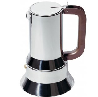 Alessi 9090/1 caffettiera manuale Moka Acciaio inox