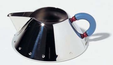 Alessi 9096 bricco per latte/panna 200 ml Acciaio inox Blu, Acciaio inox