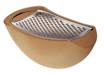 Alessi AARU01 WI grattugia e spiralizzatore manuali Beige