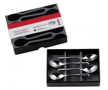 Alessi 5180/9 S4 cucchiaio Cucchiaino da caffè Acciaio inox 4 pz