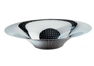 Alessi FA01 cestino da servizio Rotondo Acciaio inox