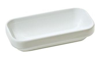 Alessi FS03 1X2 recipiente per cibo Rettangolare 0,185 L Bianco 2 pz