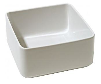 Alessi FS04 3X3 Insalatiera 4,4 L Quadrato Bianco