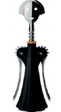 Alessi "anna g." cavatappi nero
