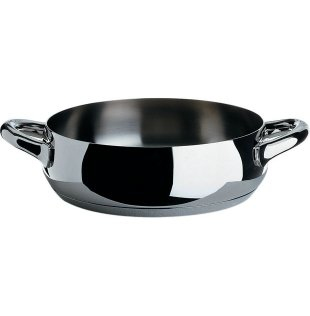 Alessi SG102/20 padella 1,7 L Nero, Stainless steel