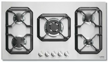 Lofra HLS9C0 Acciaio inox Da incasso 90 cm Gas 5 Fornello(i)