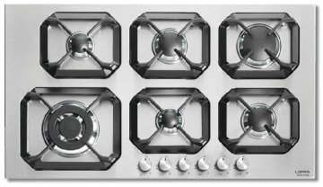 Lofra HLS9S0 Acciaio inox Da incasso 90 cm Gas 6 Fornello(i)