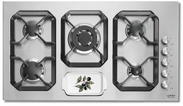 Lofra HLS9U0 Acciaio inox Da incasso 90 cm Gas 5 Fornello(i)