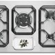 Lofra HLS9U0 Acciaio inox Da incasso 90 cm Gas 5 Fornello(i) 2