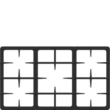 Smeg GRI915 accessorio e componente per piano cottura Ghisa Kit di padelle