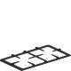 Smeg GRI915 accessorio e componente per piano cottura Ghisa Kit di padelle 3