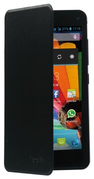 Mediacom M-G501AFC custodia per cellulare Custodia a libro Nero, Blu