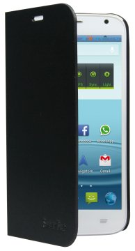 Mediacom M-G550FC custodia per cellulare 14 cm (5.5") Custodia flip a libro Nero