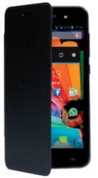 Mediacom M-S470BFC custodia per cellulare 11,9 cm (4.7") Custodia flip a libro Blu