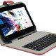 Mediacom M-CASEK10R tastiera per dispositivo mobile Rosso QWERTY 7