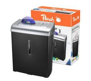 Peach PS500-20 distruggi documenti Taglio a striscia 74 dB 22 cm Nero, Argento