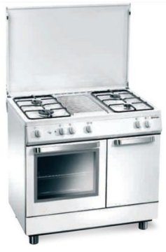 Tecnogas D832WS cucina Elettrico/Gas Gas Bianco
