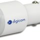 Digicom 8E4508 Caricabatterie per dispositivi mobili Fotocamera, GPS, Telefono cellulare, MP3, MP4, Tablet Bianco Accendisigari Auto 4