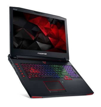 Acer Predator 17 G9-793-78Q1 Intel® Core™ i7 i7-7700HQ Computer portatile 43,9 cm (17.3") Full HD 16 GB DDR4-SDRAM 1,26 TB HDD+SSD NVIDIA® GeForce® GTX 1070 Wi-Fi 5 (802.11ac) Windows 10 Home Nero, Ro