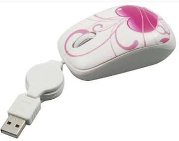 Mediacom Little Graphic mouse USB tipo A Ottico 800 DPI