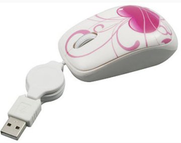 Mediacom Little Graphic mouse Ufficio USB tipo A Ottico 800 DPI