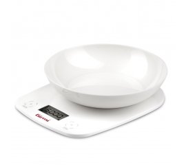 Girmi PS01 Bianco Superficie piana Rotondo Bilancia da cucina elettronica