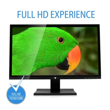 V7 L27000WHS 27" Full HD LED Monitor 16:9 - pannello in vetro lucido