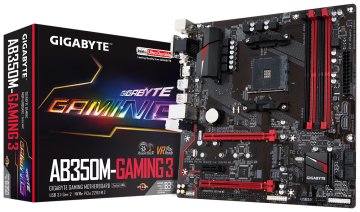 GIGABYTE GA-AB350M-Gaming 3 AMD B350 Socket AM4 micro ATX