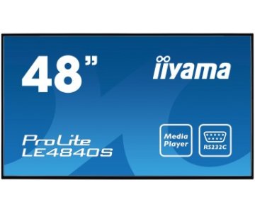 iiyama ProLite LE4840S-B1 Pannello piatto per segnaletica digitale 121,9 cm (48") LED 350 cd/m² Full HD Nero 12/7