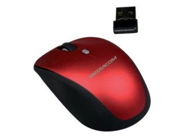 Mediacom Ax867 mouse Ufficio Ambidestro RF Wireless Ottico 1600 DPI