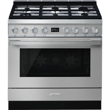 Smeg CPF9GMX cucina Elettrico Gas Acciaio inox