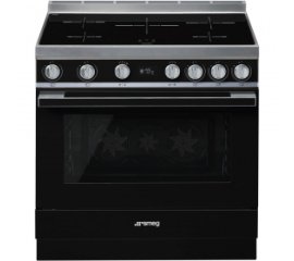 Smeg CPF9IPBL cucina Elettrico Piano cottura a induzione Nero