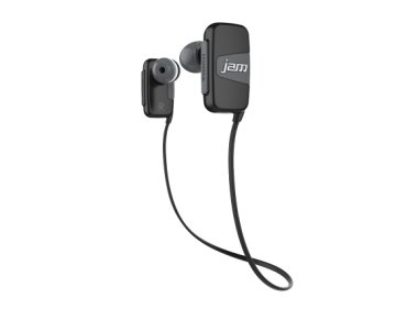JAM Transit Mini Auricolare Wireless A clip, In-ear Musica e Chiamate Bluetooth Nero