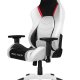 AKRacing Arctica Sedia da gaming per PC Seduta imbottita Nero, Rosso, Bianco 2