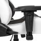 AKRacing Arctica Sedia da gaming per PC Seduta imbottita Nero, Rosso, Bianco 8