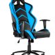 AKRacing AK-K6014-BL sedia per videogioco Sedia da gaming per PC Seduta imbottita Nero, Blu 10