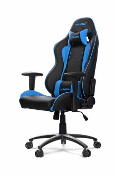 AKRacing Nitro Sedia da gaming per PC Seduta imbottita Nero, Blu