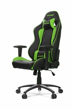 AKRacing Nitro Sedia da gaming per PC Seduta imbottita Nero, Verde
