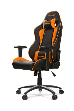 AKRacing Nitro Sedia da gaming per PC Seduta imbottita Nero, Arancione