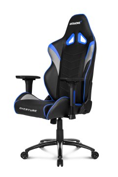 AKRacing Overture Sedia da gaming per PC Sedia imbottita tappezzata Nero, Blu, Grigio