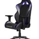 AKRacing Overture Sedia da gaming per PC Sedia imbottita tappezzata Nero, Grigio, Viola 2