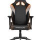 AKRacing Overture Sedia da gaming per PC Sedia imbottita tappezzata Nero, Grigio, Arancione 5