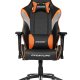 AKRacing Overture Sedia da gaming per PC Sedia imbottita tappezzata Nero, Grigio, Arancione 7