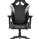 AKRacing Overture Sedia da gaming per PC Sedia imbottita tappezzata Nero, Grigio, Bianco 5